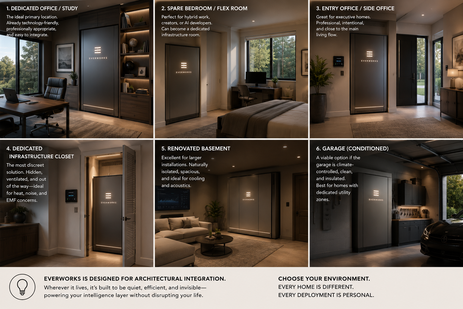 EverWorks One in a bright premium home office setting